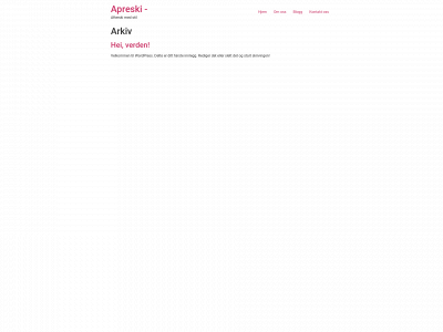 apreski.no snapshot
