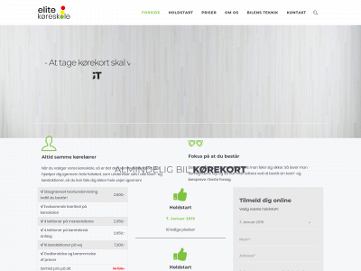 elitekoreskole.dk snapshot