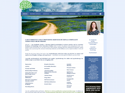 stephanieswalesphd.com snapshot
