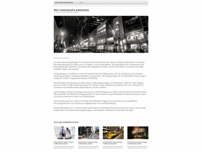 belysningsplanering.com snapshot