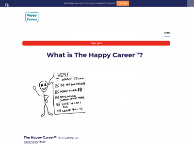 thehappycareer.com snapshot