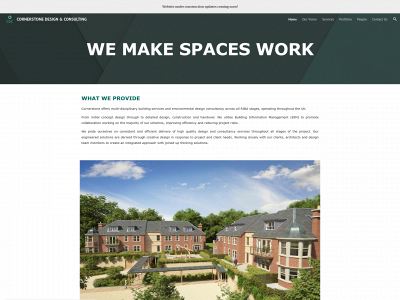 cornerstonedesignconsultancy.com snapshot
