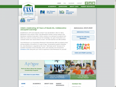 casamontessori.com snapshot