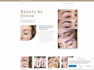 beautybyelinne.se snapshot