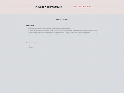 advaitavedantastudy.com snapshot