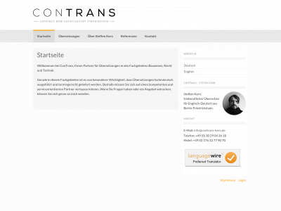 contrans-kern.de snapshot