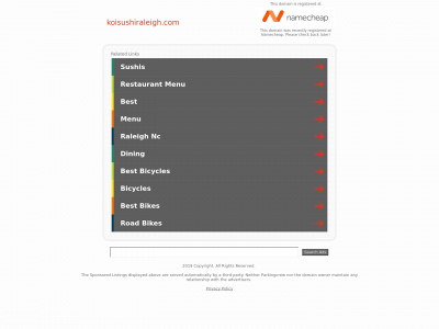 koisushiraleigh.com snapshot