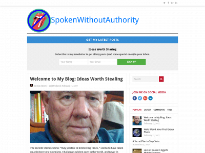 spokenwithoutauthority.com snapshot