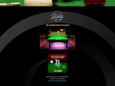 zumasnooker.be snapshot