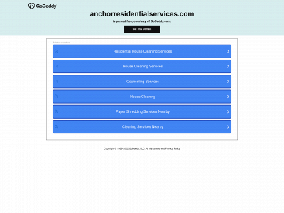 anchorresidentialservices.com snapshot