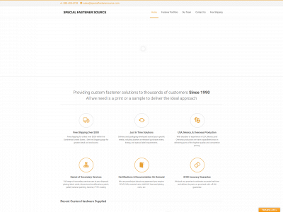 specialfastenersource.com snapshot