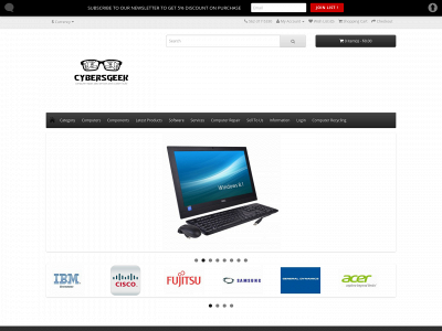 cybersgeek.com snapshot