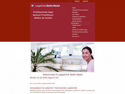 laegeklinikbelenredal.dk snapshot
