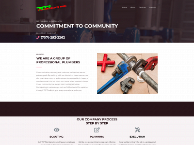 707plumbersincorporated.com snapshot