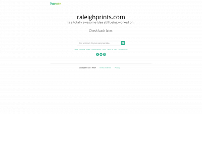 raleighprints.com snapshot