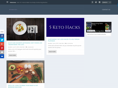 beginningketo.com snapshot