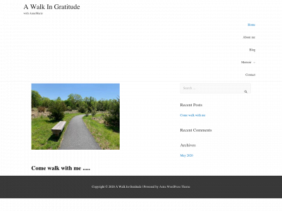 awalkingratitude.com snapshot
