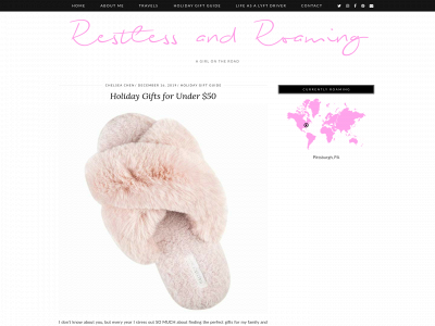 restlessandroaming.com snapshot