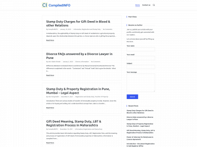 compiledinfo.com snapshot