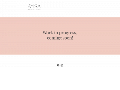 ayisaskincare.com snapshot