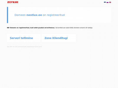 nestlux.ee snapshot