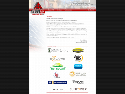 aboveall-construction.com snapshot