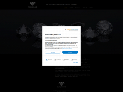 diamondhub.be snapshot