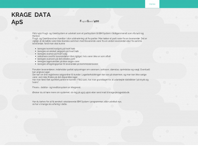 kragedata.dk snapshot