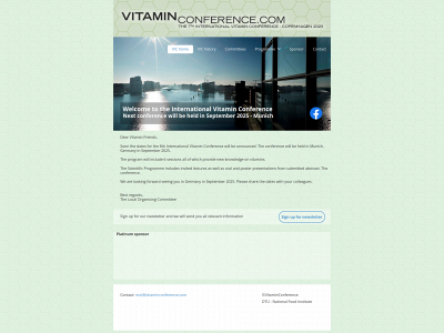 vitaminconference.com snapshot