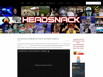 headsnack.com snapshot