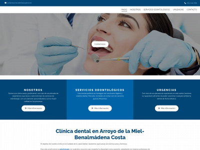 www.clinicadentallasflores.es snapshot