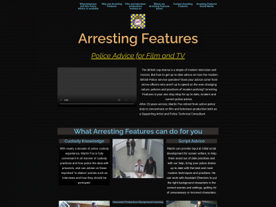 arrestingfeatures.com snapshot