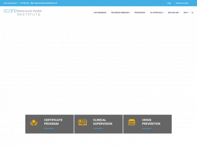 ecarebehavioralinstitute.com snapshot