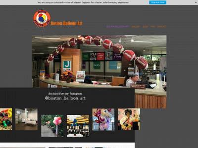 bostonballoonart.com snapshot