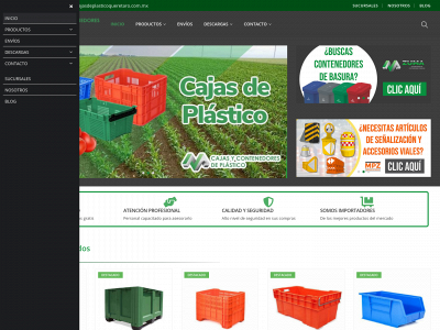cajasdeplasticoqueretaro.com.mx snapshot
