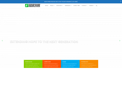 asianhopeschool.org snapshot
