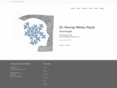 drmurrayweiss.com snapshot