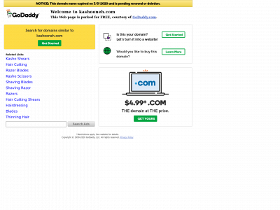 kashooneh.com snapshot