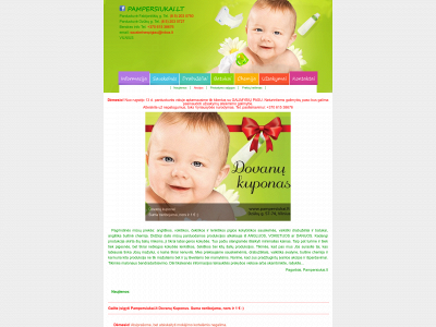 pampersiukai.lt snapshot