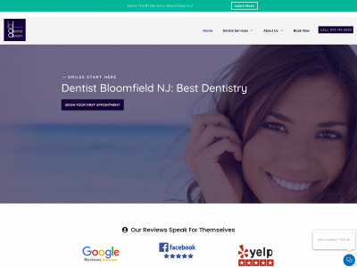 bloomfielddentaldesigns.com snapshot