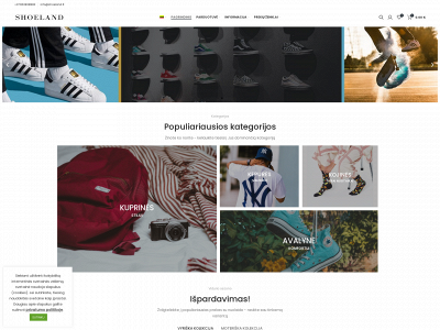 shoeland.lt snapshot