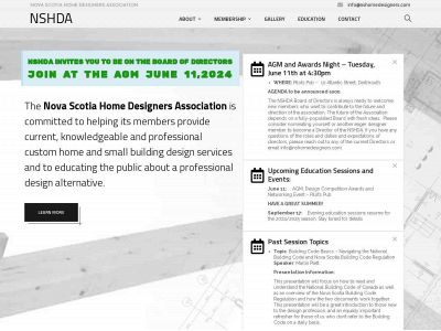 nshomedesigners.com snapshot