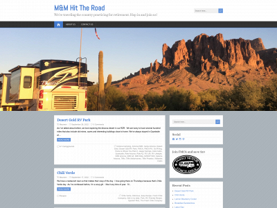 mandmhittheroad.com snapshot