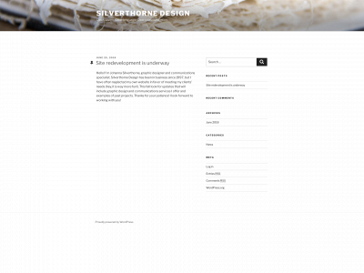silverthornedesign.com snapshot