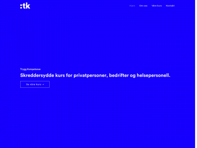 tryggkompetanse.no snapshot