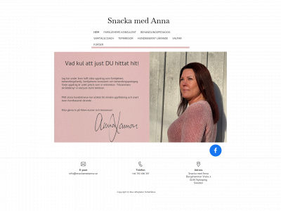 snackamedanna.se snapshot