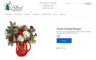 www.newfoundlandflorist.com snapshot