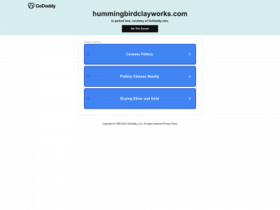 hummingbirdclayworks.com snapshot