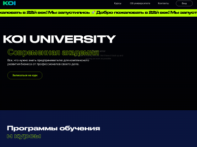 koi.university snapshot
