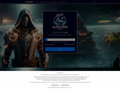 aliendeergames.com snapshot
